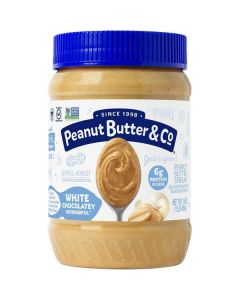 White Chocolate Wonderful Peanut Butter 12 X  Plastic Jar 