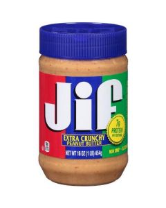 Extra Crunchy Peanut Butter 12 X  Plastic Jar 