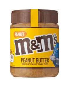 Peanut Butter With Crunchy M&M?s Peanut Pieces 6 X  Glass Jar 