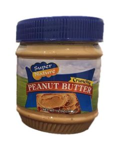 Crunchy Peanut butter 12 X  Plastic Jar 