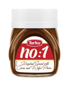 No:1 Chocolate Cream with Hazelnut & wafer Spreadable 12 X  Glass Jar 