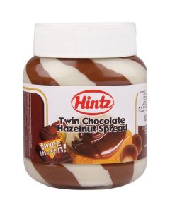 Twin Chocolate with Hazelnut Spread 12 X  Glass Jar 