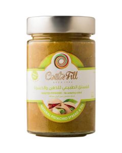 Natural Pistachio Spread & Fill 12 X  Glass Jar 