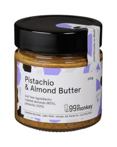 Pistachio & Almond Butter 6 X  Glass Jar 