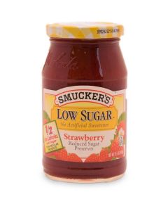 Strawberry Preserves Jam - Low Sugar 8 X  Glass Jar 