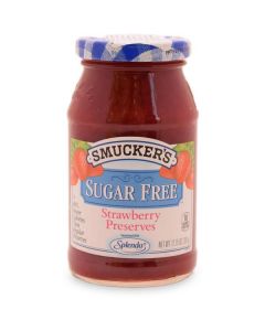 Strawberry Preserves Jam - Sugar Free 8 X  Glass Jar 