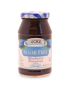 Blueberry Preserves Jam - Sugar Free 8 X  Glass Jar 