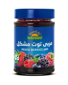 Organic Mixed Berries Jam 6 X  Glass Jar 