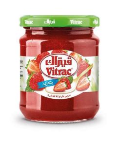 Strawberry Jam 12 X  Glass Jar 