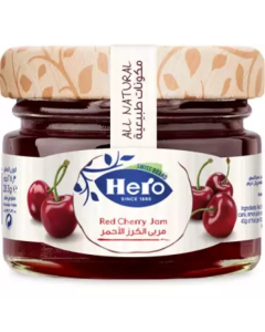 Red Cherry Jam 144 X  Glass Jar 