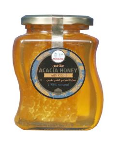 Acacia Honey with Comb Natural 100%   