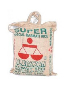 Super Basmati Rice 8 X  Linen Bag 