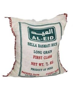 Basmati Sella Rice 8 X  Linen Bag 