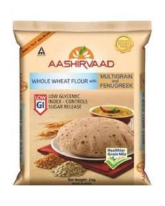 Atta Whole Wheat Flour with Multigrains & Fenugreek (Low GI) 10 X  Bag 