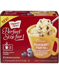 Perfect Size for 1 Blueberry Muffin Mix 6 X  Piece 