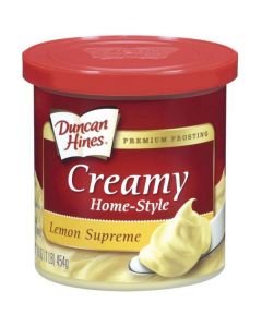 Creamy Home Style Lemon Supreme Frosting 8 X  Metal Can 