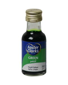 Food Colour Green 72 X  Glass Bottle (28 ml)