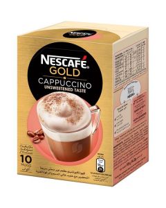 Nescafe Gold Cappuccino Unsweetened 100 X  Sachet 