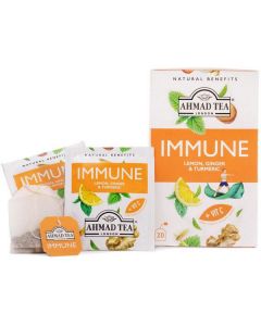 Immune + Vitamin C - Lemon, Ginger & Turmeric 120 X  Tea Bag 