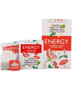 Energy + Vitamin B6 & Mate - Grapefruit, Mate and Guarana Seed 120 X  Tea Bag 