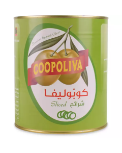 Green Sliced Olives 6 X  Metal Can 