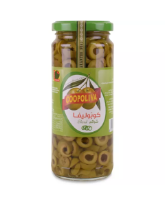 Green Sliced Olives 12 X  Glass Jar 