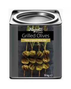 Grilled Green Olives   