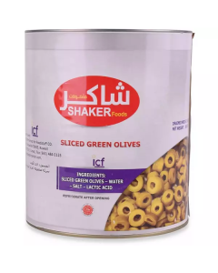 Sliced Green Olives 6 X  Metal Can 