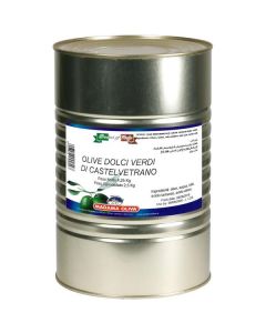 Castelvetrano Green Whole Olives 2 X  Tin 