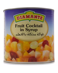 Canned Fruit Cocktail in Syrup 6 X  Metal Can 