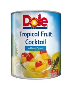 Canned Tropical Fruit Cocktail in Heavy Syrup 24 X  Metal Can 