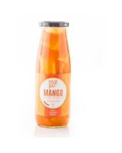 Hot Mango Slice Pickle 12 X  Glass Bottle (450 ml)