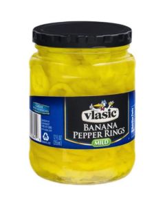 Banana Mild Pepper Rings 12 X  Glass Jar (355 ml)