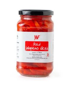 Red Jalapeno Pepper Slices 12 X  Glass Jar 