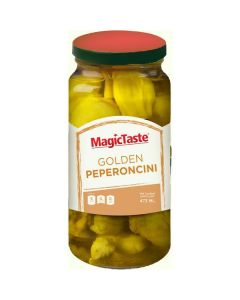 Golden Peperoncini 6 X  Glass Jar (473 ml)