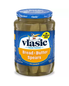 Stackers Bread & Butter Pickles   (473 ml)