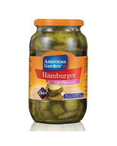 Hamburger Dill Flavored-Chips 12 X  Glass Jar 