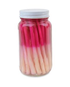 Hajikami 25 Pieces - Pickled Ginger Shoots 24 X  Glass Jar 