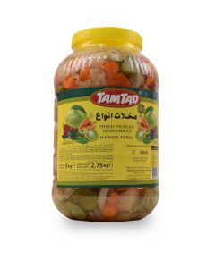 Pickled Mixed Vegetables 12 X  Plastic Jar 