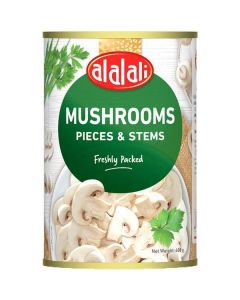 Canned Sliced Mushroom Pieces & Stems 24 X  Metal Can 