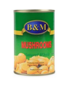 Canned Whole Mushroom 24 X  Metal Can 