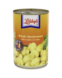 Canned Whole Mushroom 24 X  Metal Can 