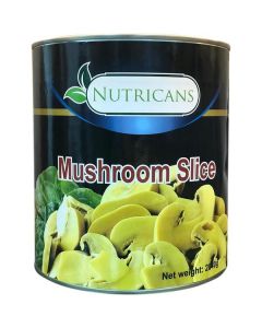 Canned Mushroom Slice 6 X  Metal Can 