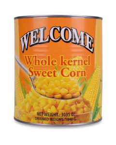 Canned Whole Kernel Corn 6 X  Metal Can 