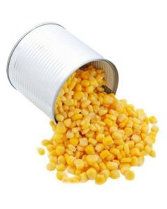 Canned Sweet Corn in Brine 6 X  Metal Can 