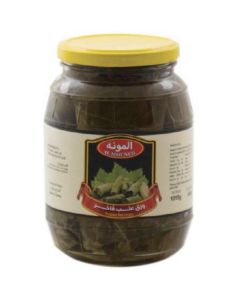 Grape Leaves 12 X  Glass Jar 