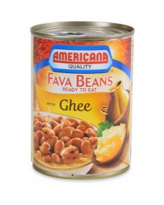 Canned Fava Beans with Ghee 24 X  Metal Can 