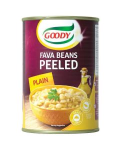 Canned Fava Beans Peeled Plain 24 X  Metal Can 