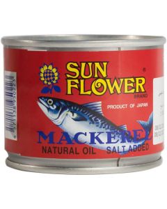 Canned Mackerel in Natural Oil 48 X  Metal Can 