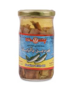 Canned Sardine in Oil 24 X  Glass Jar 